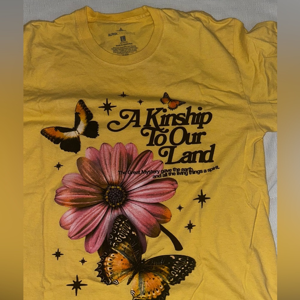 Yellow Graphic Tee